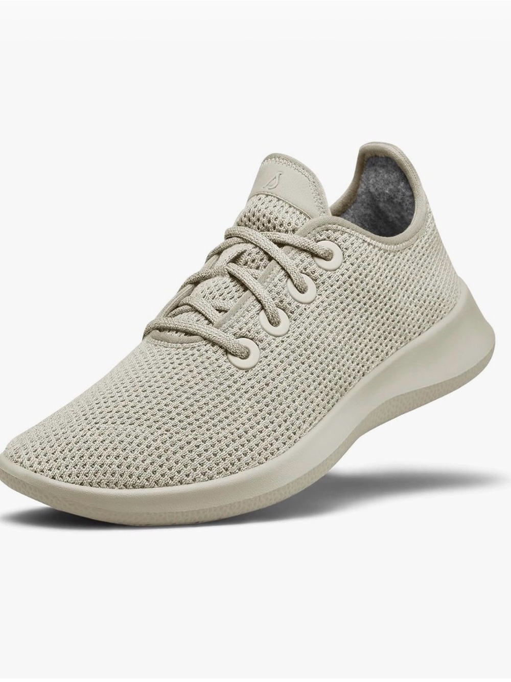 Allbirds Tree Runner Beige Knit Sneaker Womens Sz8